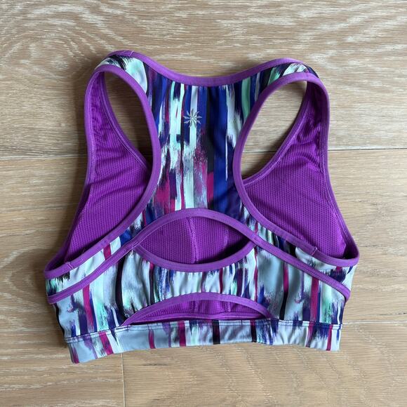 Athleta Tie-Dye Racerback Sports Bra - Size XS - Picture 2 of 4